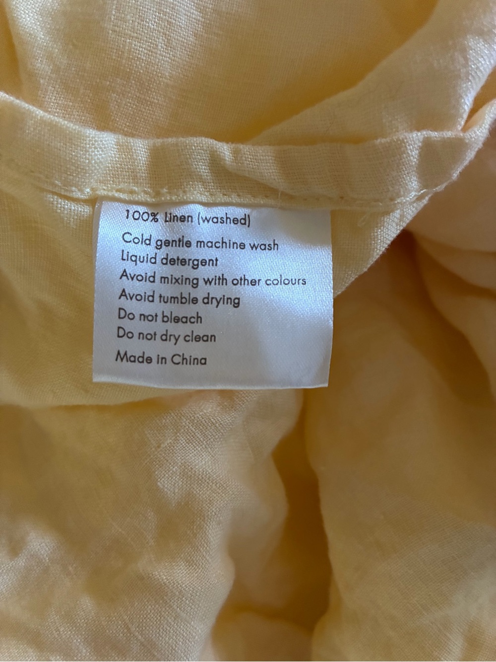 Bed Threads 100% Flax Linen FITTED sheet KING IN Limoncello - Picture 5 of 8